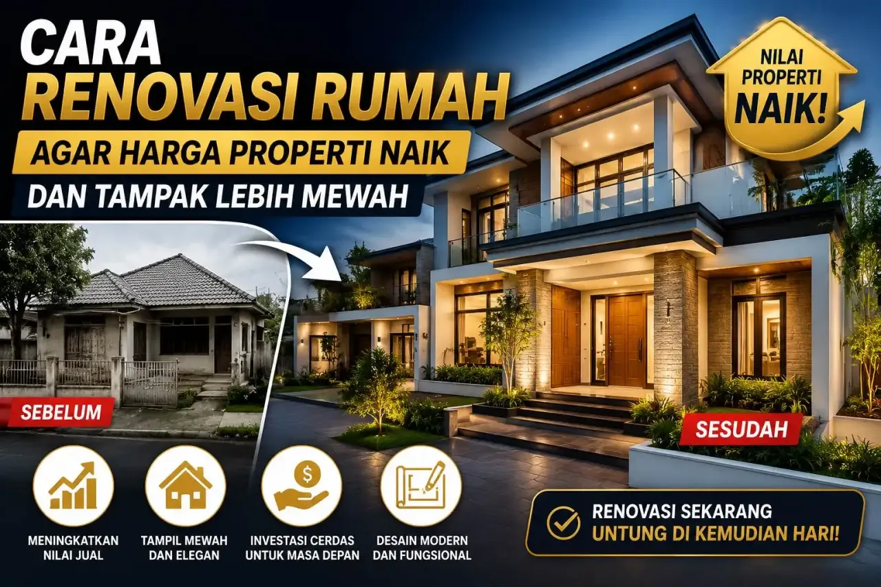 Cara Renovasi Rumah Agar Harga Properti Naik dan Tampak Lebih Mewah