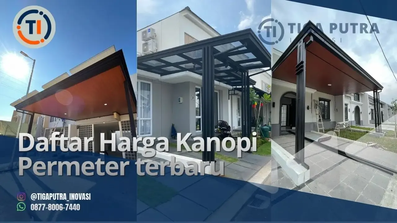 Harga Pemasangan Kanopi Per Meter Daerah Tanggerang Kota